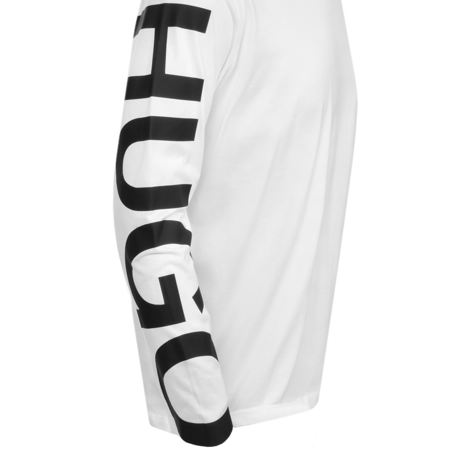 Alternative Image for ProductHUGO Demeo Long Sleeved T Shirt White3